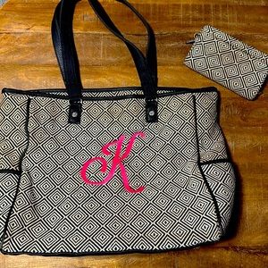 Thirty One Cindy tote and matching wallet